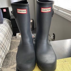 Grey Short Hunter Boots